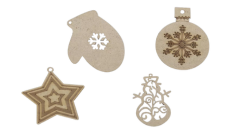 Новогодние декоры из ДВП